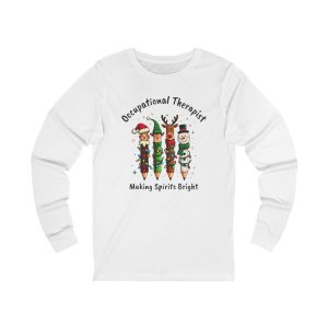 OT christmas long sleeve shirt | Occupational therapist gift| Cute ot holiday shirt | Ot christmas gift | Ot holiday shirt | Ot holiday tee