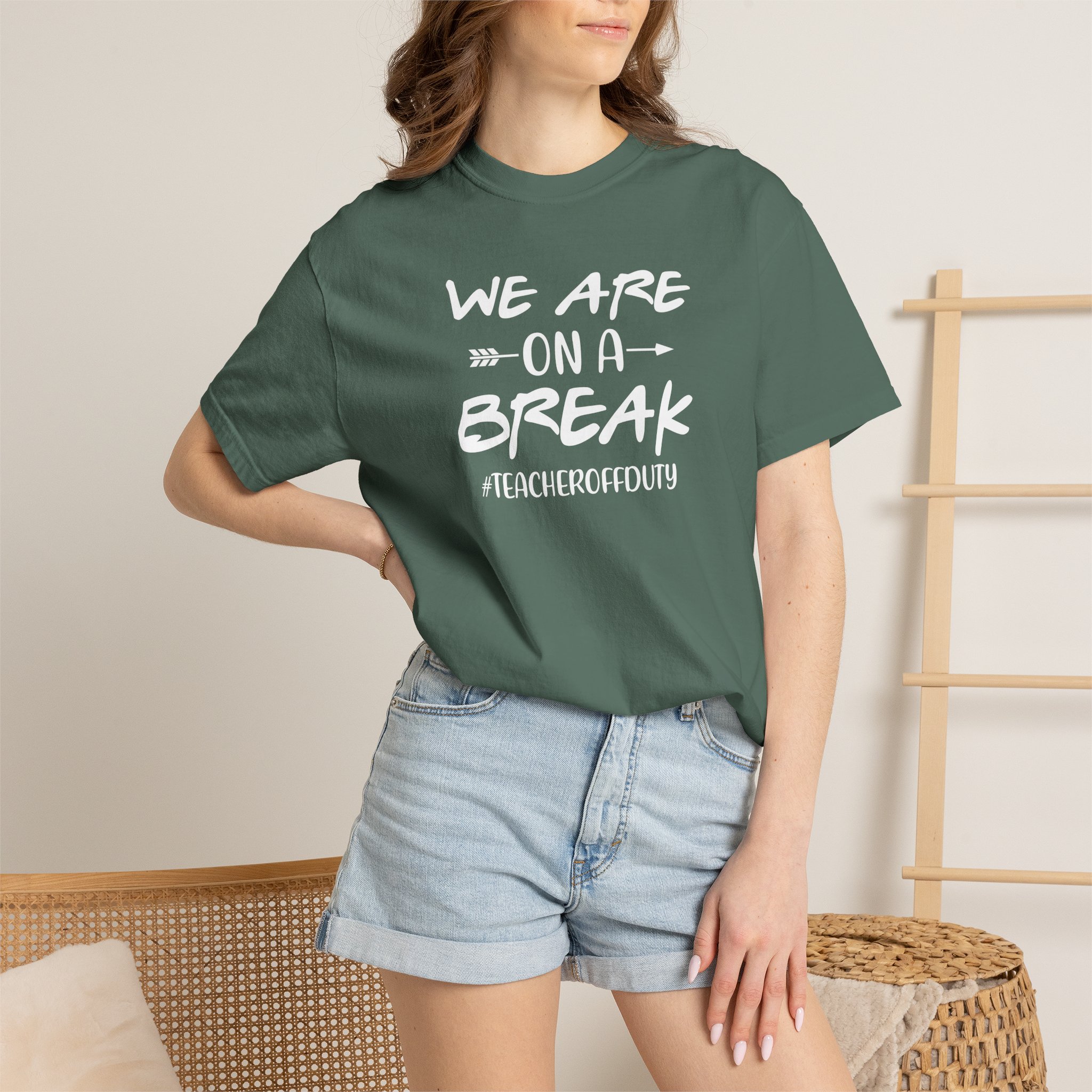 Teacher Off Duty Shirt, We Are On A Break Tee, Funny Summer Break Teacher Gift, Last Day of School, Occupational Therapy, Teacher Shirt - Image 20