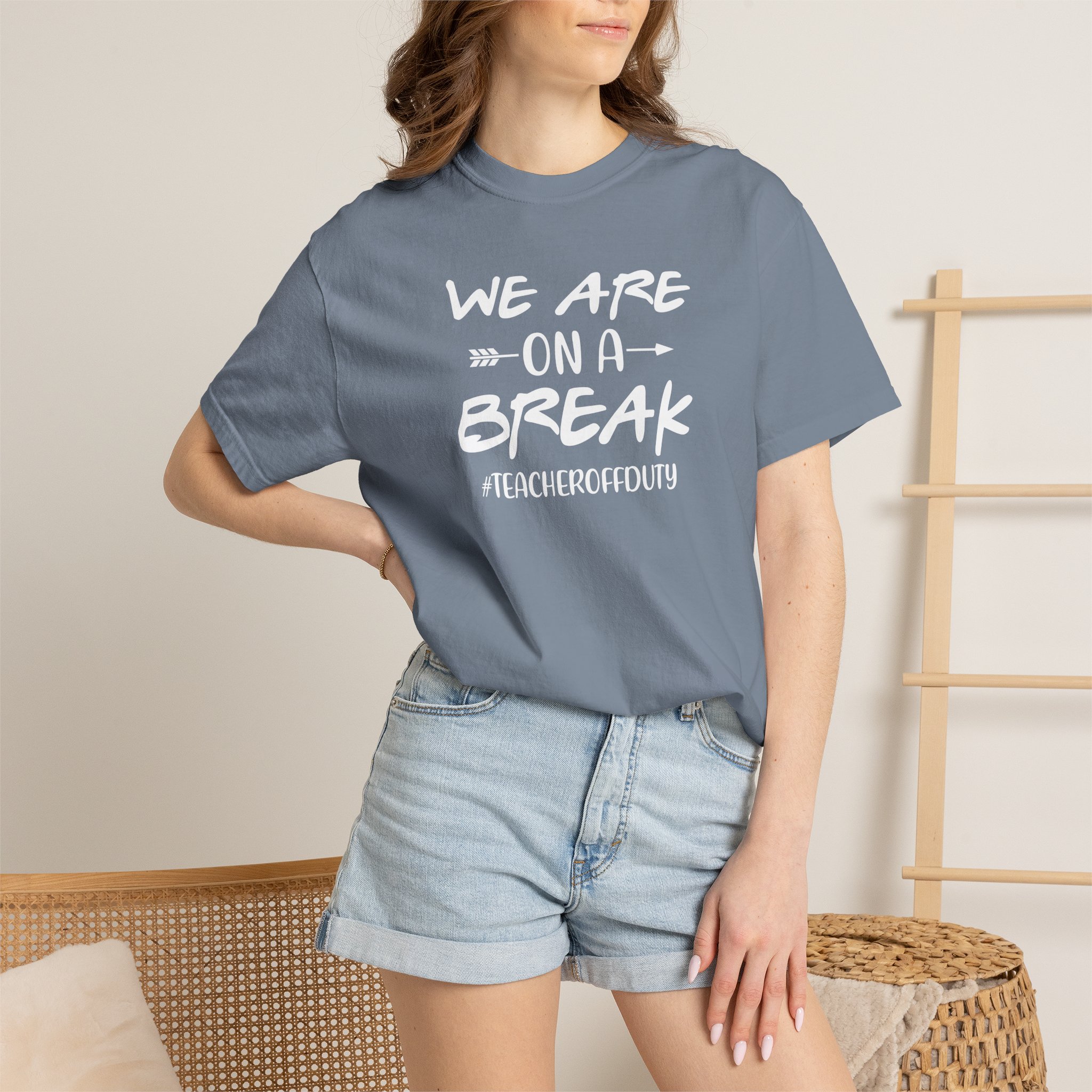 Teacher Off Duty Shirt, We Are On A Break Tee, Funny Summer Break Teacher Gift, Last Day of School, Occupational Therapy, Teacher Shirt - Image 28