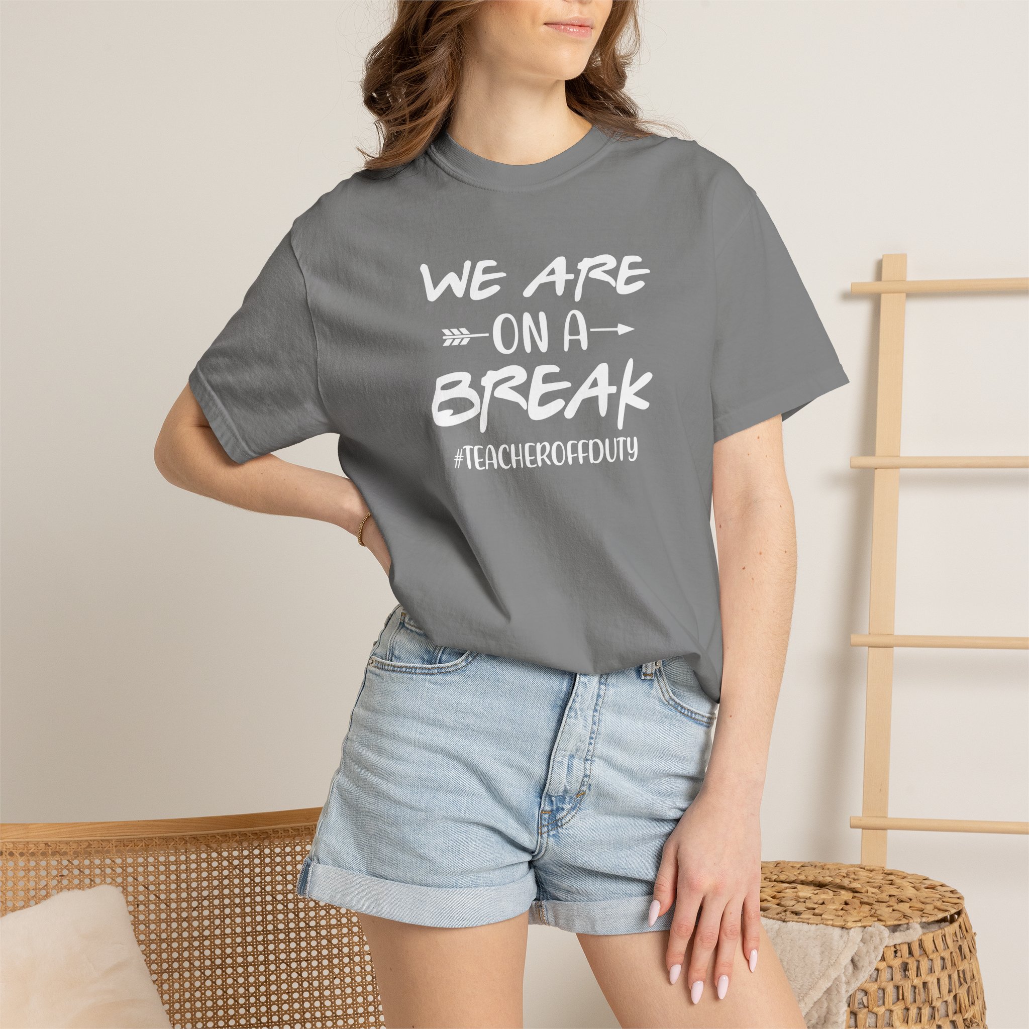 Teacher Off Duty Shirt, We Are On A Break Tee, Funny Summer Break Teacher Gift, Last Day of School, Occupational Therapy, Teacher Shirt - Image 16