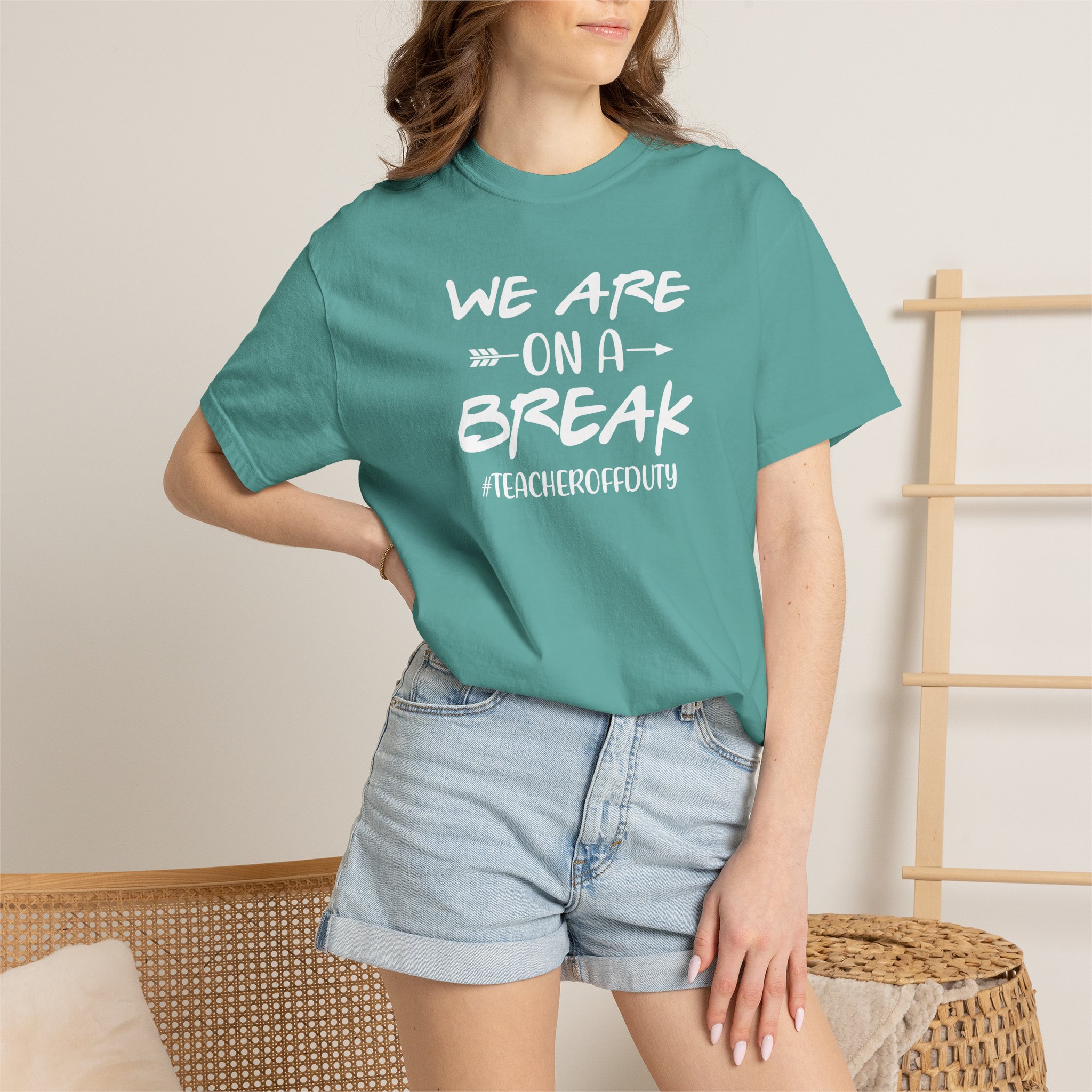 Teacher Off Duty Shirt, We Are On A Break Tee, Funny Summer Break Teacher Gift, Last Day of School, Occupational Therapy, Teacher Shirt - Image 24
