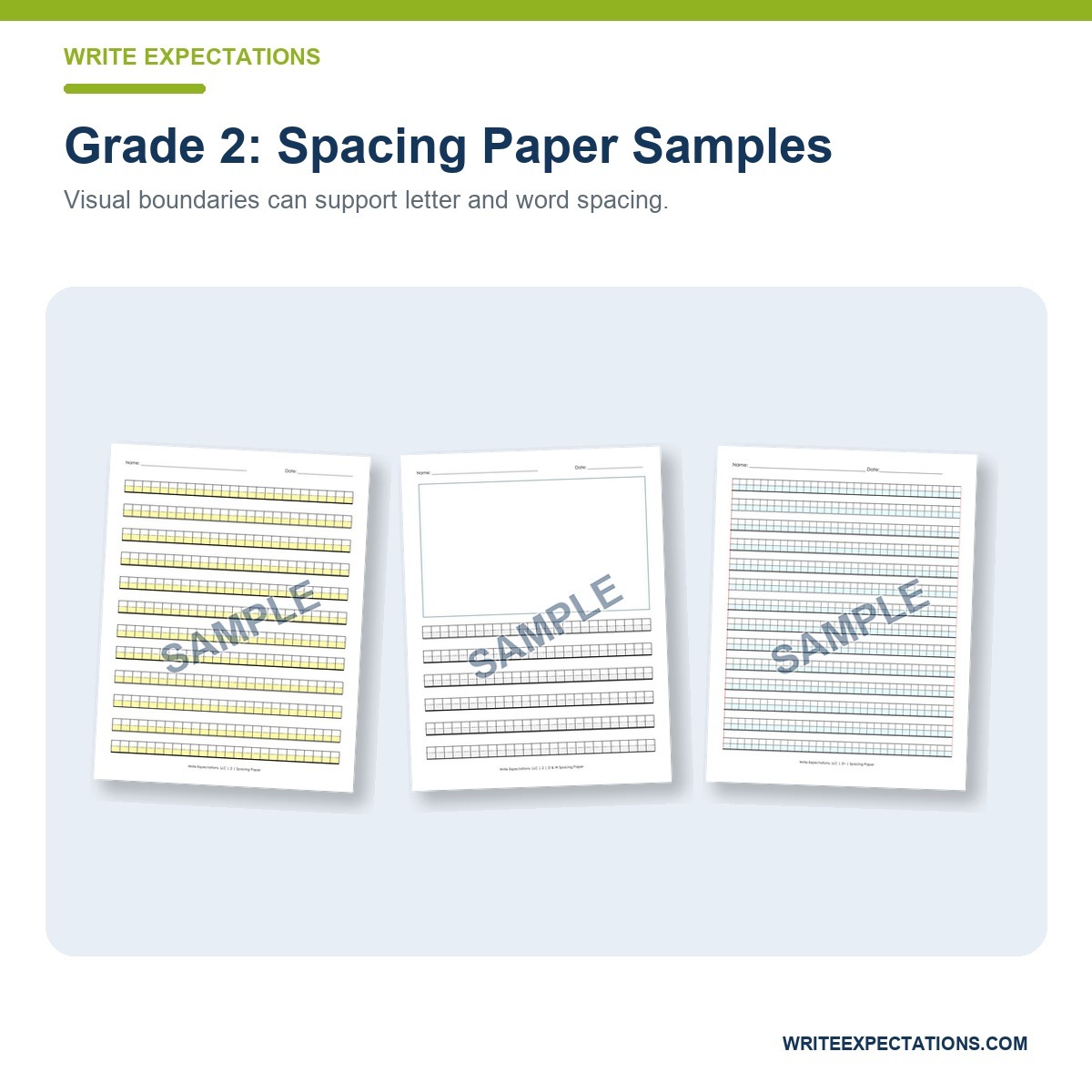 Grade 2 Spacing & Modified Handwriting Paper | Write Expectations - Image 5